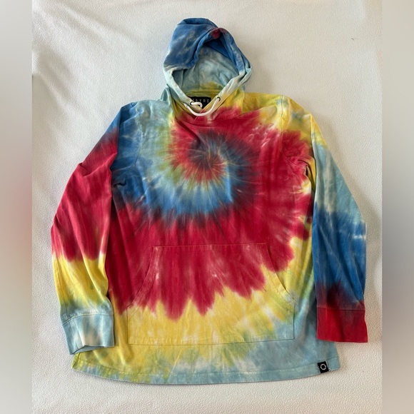 Empyre Hoodie Men’s XL Multicolor Tie-Dye Pullover With Kangaroo Pocket READ* - Picture 5 of 13